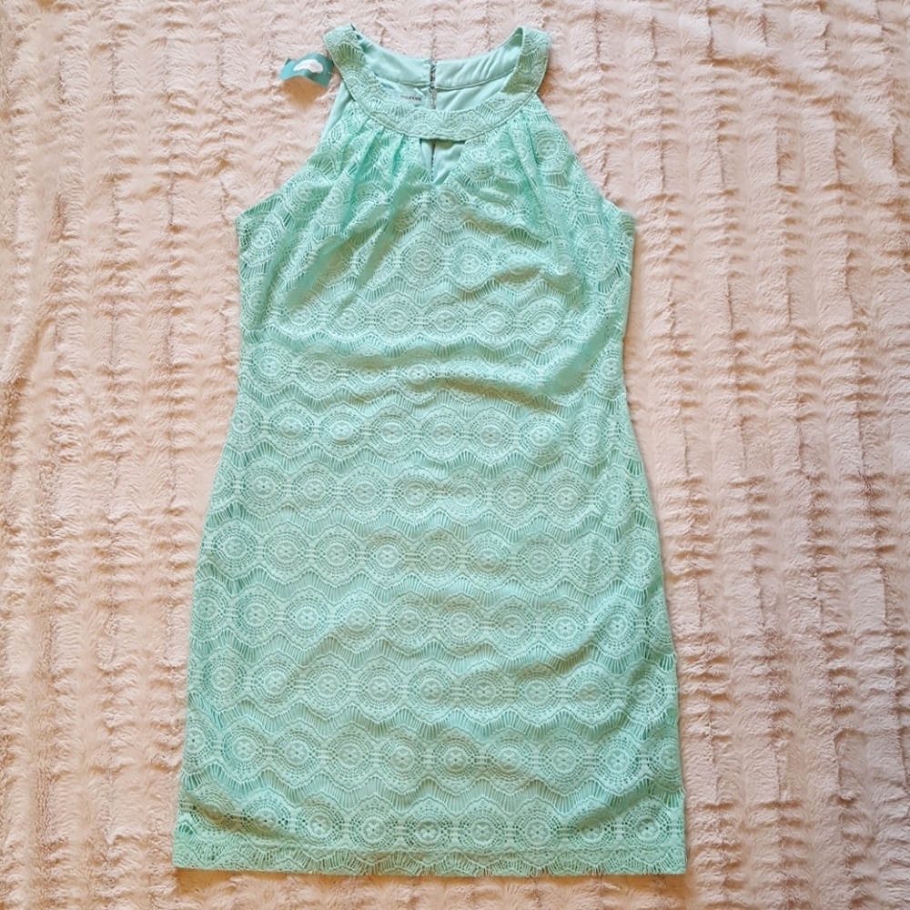 Mint Lace Dress
